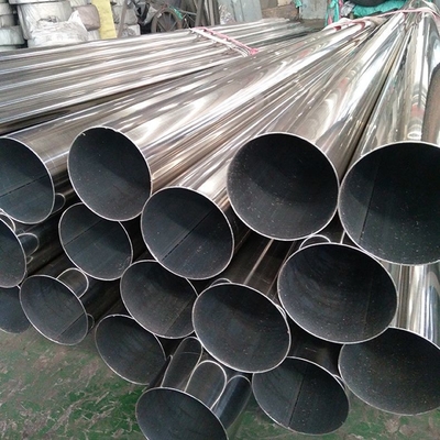Bright Polished Material 304 201 410s 316 Welded  Tube Stainless Steel Pipe
